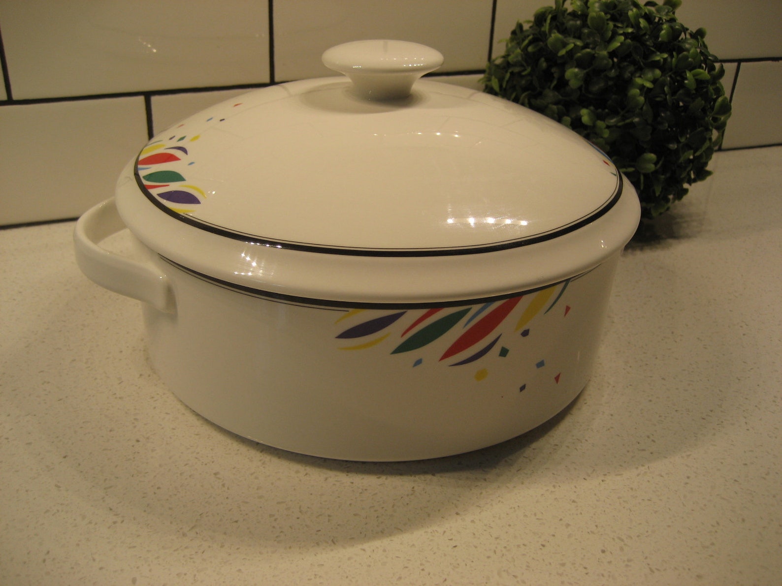 Vintage Mikasa Maxima Cooking Serving Casserole Pot Nature's Palette ...