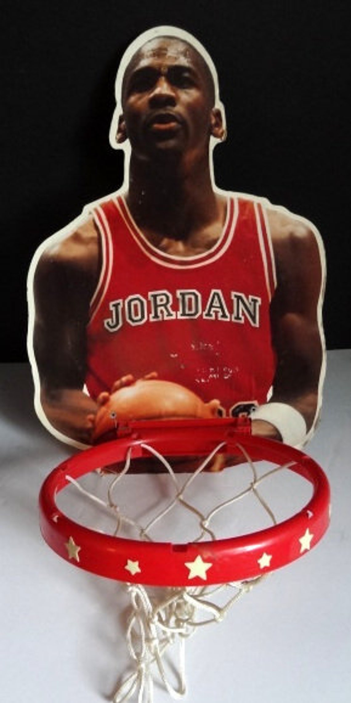 Rare Hanging Vintage Michael Jordan Cardboard W Miniwall Etsy
