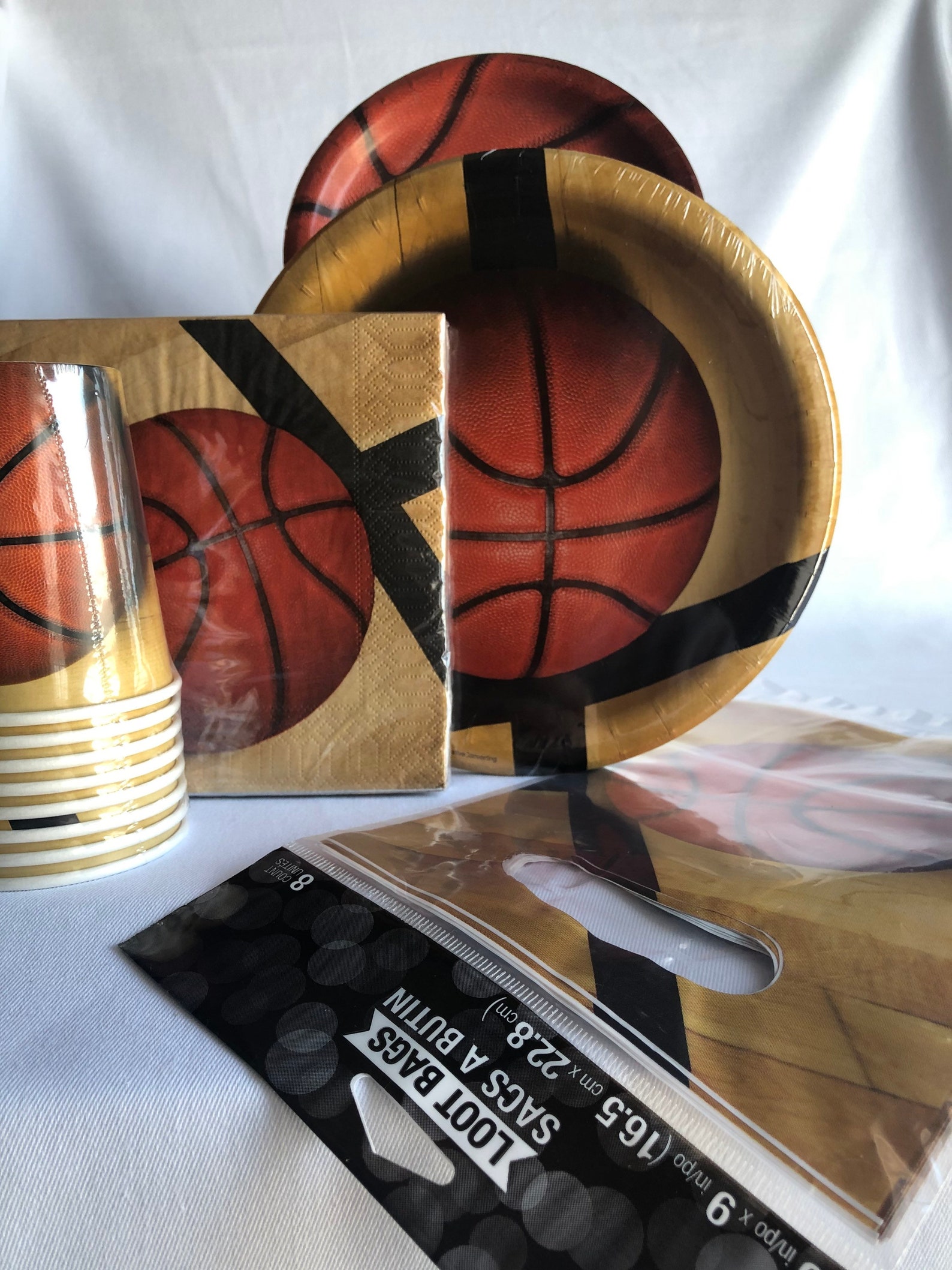 Basketball favor bags loot party team birthday Etsy