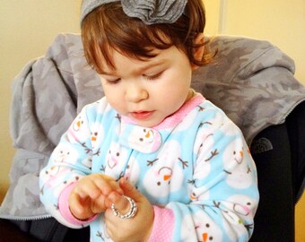 Jersey Knit Rosette Headband