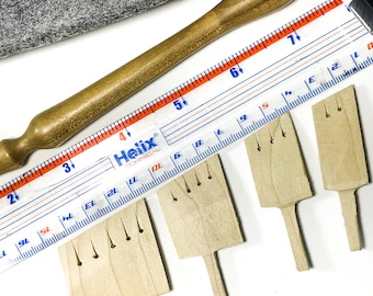 Large Set of Arabic Calligraphy/Nib Holder with 4 nibs in Different Sizes