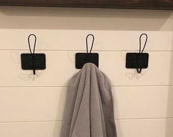 Towel Hook(18 Colors), Wall Hook, Farmhouse Hook, Coat Hook, Farmhouse Towel Hook, Bathroom Hook