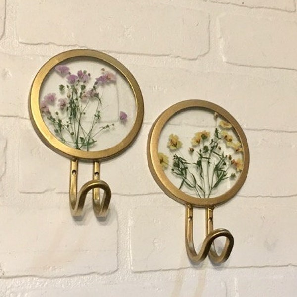 Flower Wall Hook Etsy