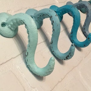 Octopus Tentacle Hook(18 Colors), Tentacle Hook, Octopus Towel Hook, Octopus Bathroom, Nautical Hook, The Shabby Store