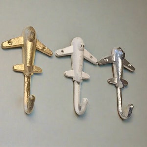 Airplane Hook18 Colors Plane Wall Decor Jet Hook Kids Coat Hook Pilot Flight Attendant Gift Coat Hook Hooks for Wall Towel Hook Etsy