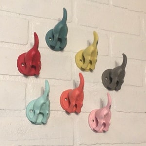 Dog leash holder for wall, dog leash holder, dog leash hook, dog tail hook, dog décor, dog butt hook, the shabby store