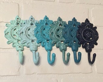 Decorative Wall Hook, Towel Hook, Coat Hook, Vintage Shabby Chic Door Hook, Bathroom Wall Hook