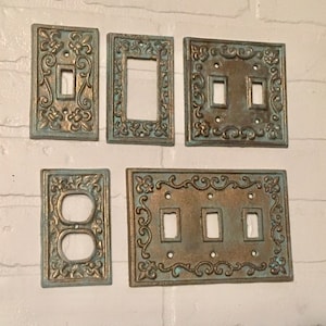 Light Switch Cover, Light Switch Plates, Plug Cover, Switch Plates, Vintage Light Switch, Switchplate, Outlet Plate Covers, The Shabby Store