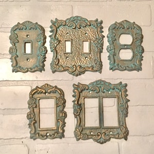 Light Switch Cover, Light Switch Plates, Plug Cover, Switch Plates, Vintage Light Switch, Switchplate, Outlet Plate Covers, The Shabby Store