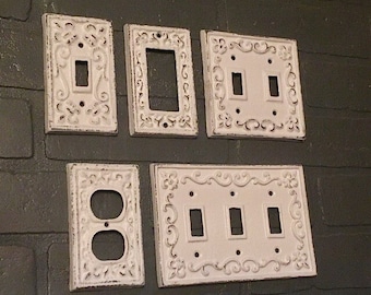 Light Switch Cover(18 Colors), Switch Plates, Plug Cover, Farmhouse Decor, Vintage Light Switch, Outlet Plate Covers, The Shabby Store