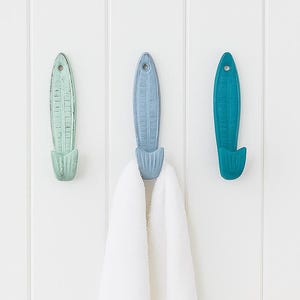Cast Iron Fish Wall Hook (19 Colors)
