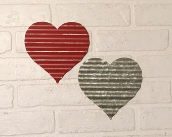 Metal Heart Decor Etsy