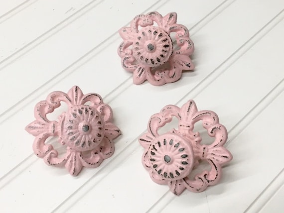Cabinet Knobs Dresser Knobs Drawer Pulls Knobs Shabby Chic Etsy