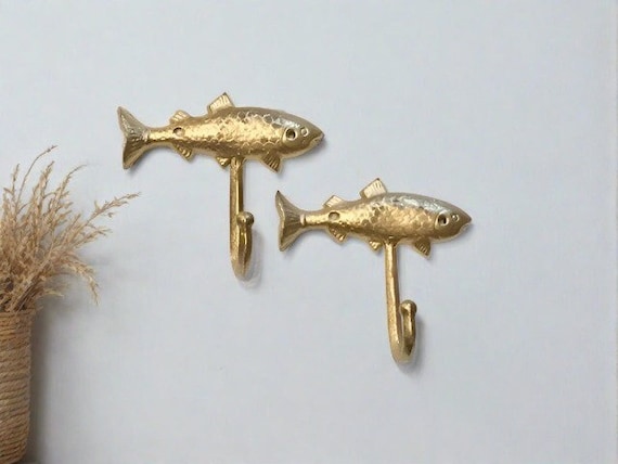 Fish Wall Hook 19 Colors Fish Coat Hooks Bathroom Wall Hook Fish Towel Hooks Nautical Hooks Nautical Room Beach Wall Hook Etsy UK
