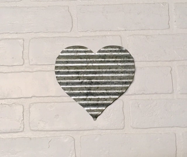 Metal Heart Metal Heart Wall Decor Heart Wall Decor Small Etsy
