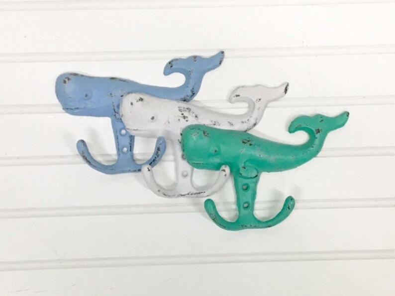 Whale Hook Towel Hook Nautical Hook Nautical Towel Hook Etsy