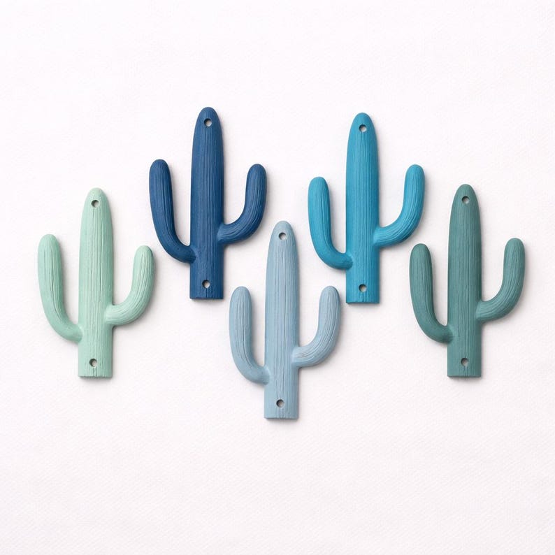 TheShabbyStore Cactus Wall Hook - Thumbnail 3