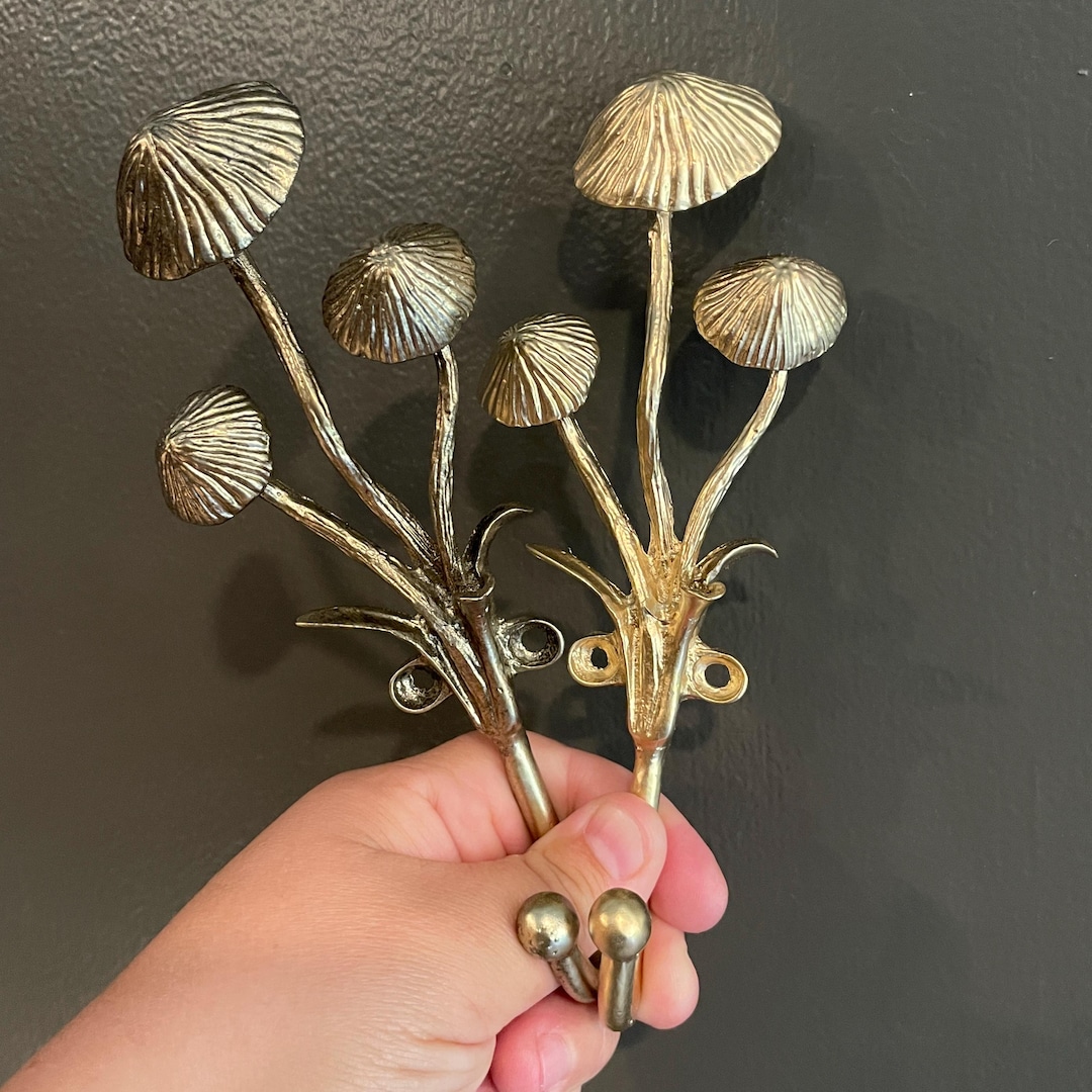 Mushroom Wall Hook (2 Colors) - Etsy