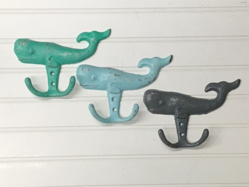 Whale Hook Towel Hook Nautical Hook Nautical Towel Hook Etsy