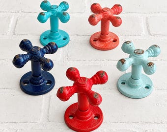 Cast Iron Tap Wall Hook (19 Colors)