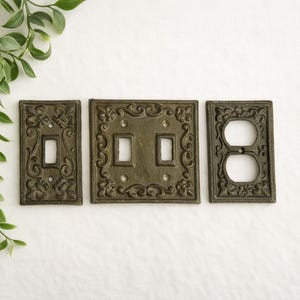 Gusseisen Lichtschalter Abdeckung (19 Farben)