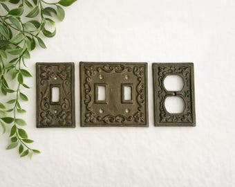 Cast Iron Light Switch Covers (19 Colors)