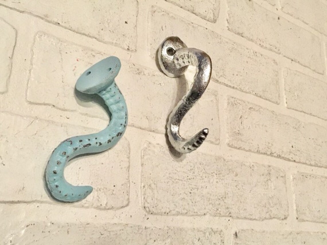 Octopus Coat Hook Octopus Décor Octopus Hook Tentacle Hook Etsy