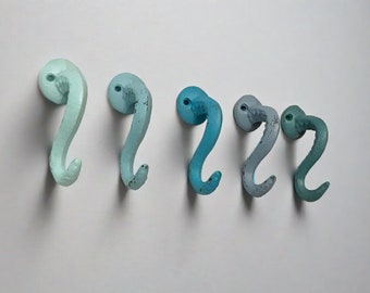 Octopus Tentacle Hook(18 Colors), Tentacle Hook, Octopus Towel Hook, Octopus Bathroom, Nautical Hook, The Shabby Store