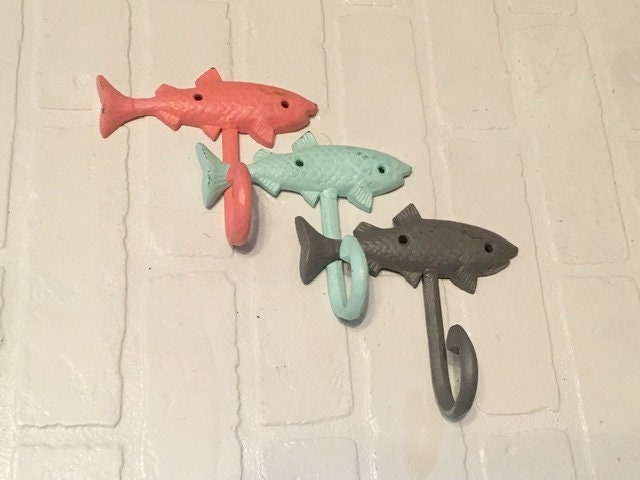 Fish towel hooks sale