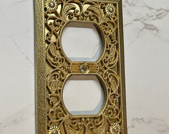 Light Switch Cover (19 Colors/2 Finishes), Switch Plates, Outlet Covers, Antique Brass, Plug Cover, Switchplate