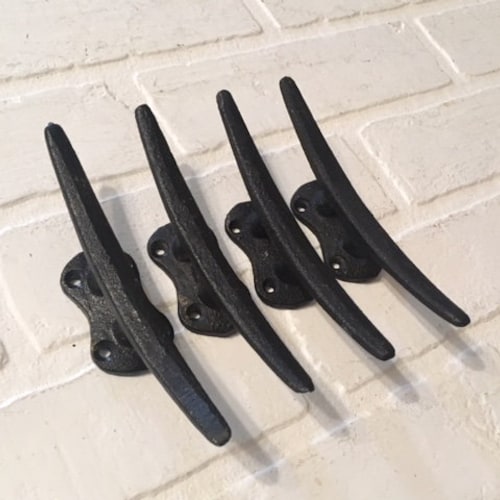 Boat Cleat Hooks Outdoor Towel Hooks Nautical Drawer Pulls Etsy Canada