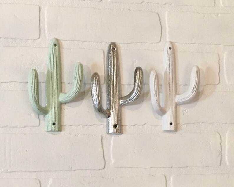 Cactus Cactus Hook Cactus Decor Wall Hook Saguaro The Etsy
