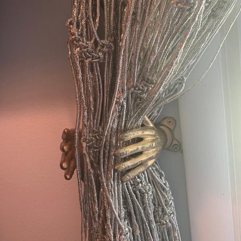 Curtain Tie Back Curtain Holdback Wall Hooks Wall Hook Etsy