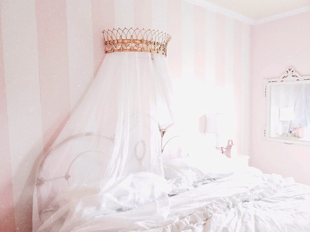 Crown Canopy(18 Colors), Bed Canopy, Crown Canopy for Girls Room ...