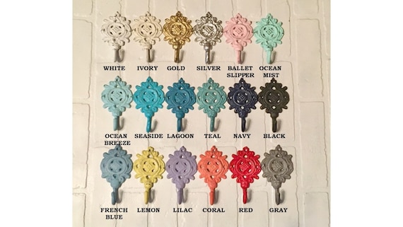 ZEACCT Confezione Da 20 Ganci Per Montaggio A Parete, Ganci Per Porte In Bronzo Vintage, Mini Ganci In Bronzo Vintage, Ganci Singoli In Metallo Per Porte, Camere Da Letto (Bronzo, Bronzo Rosso - Foto 6