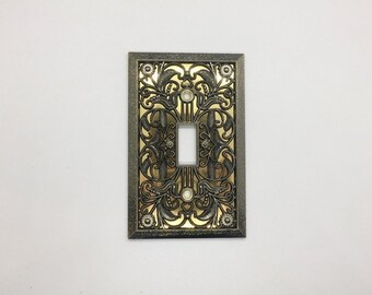 Antique Brass Switch Plates, Light Switch Plates, Outlet Covers, Antique Brass, Plug Cover, Switchplate