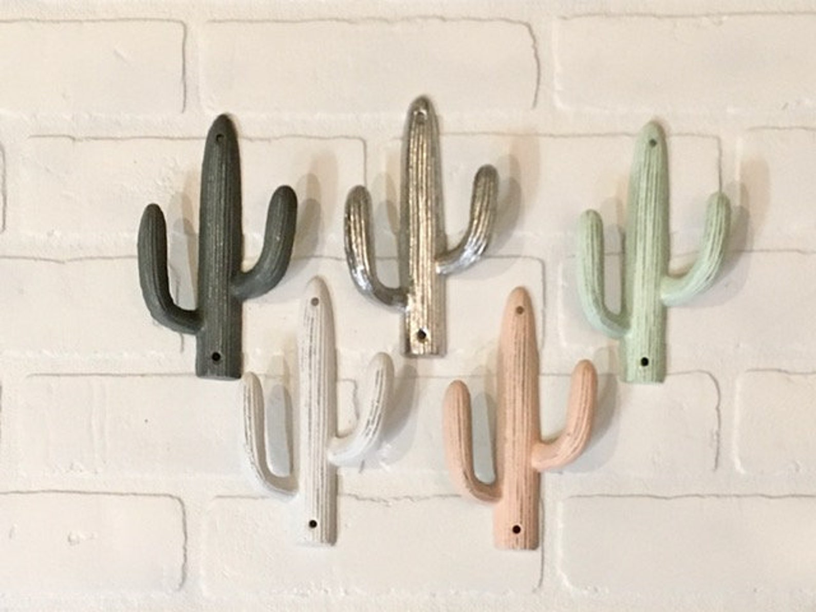 Cactus Cactus Hook Cactus Decor Wall Hook Saguaro The Etsy