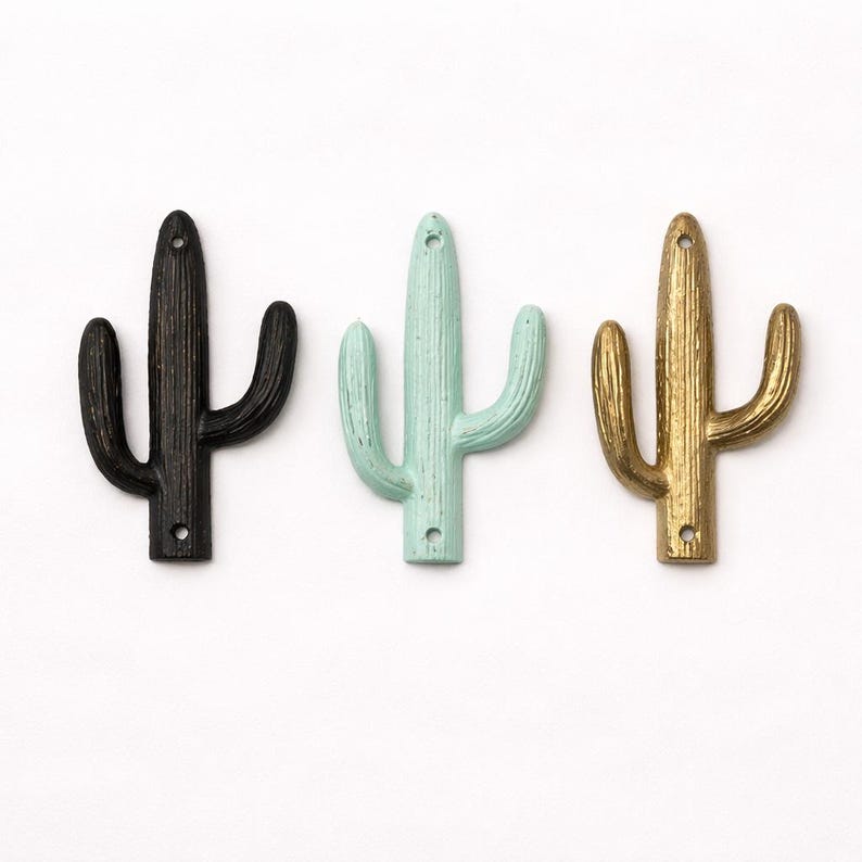 TheShabbyStore Cactus Wall Hook - Thumbnail 4