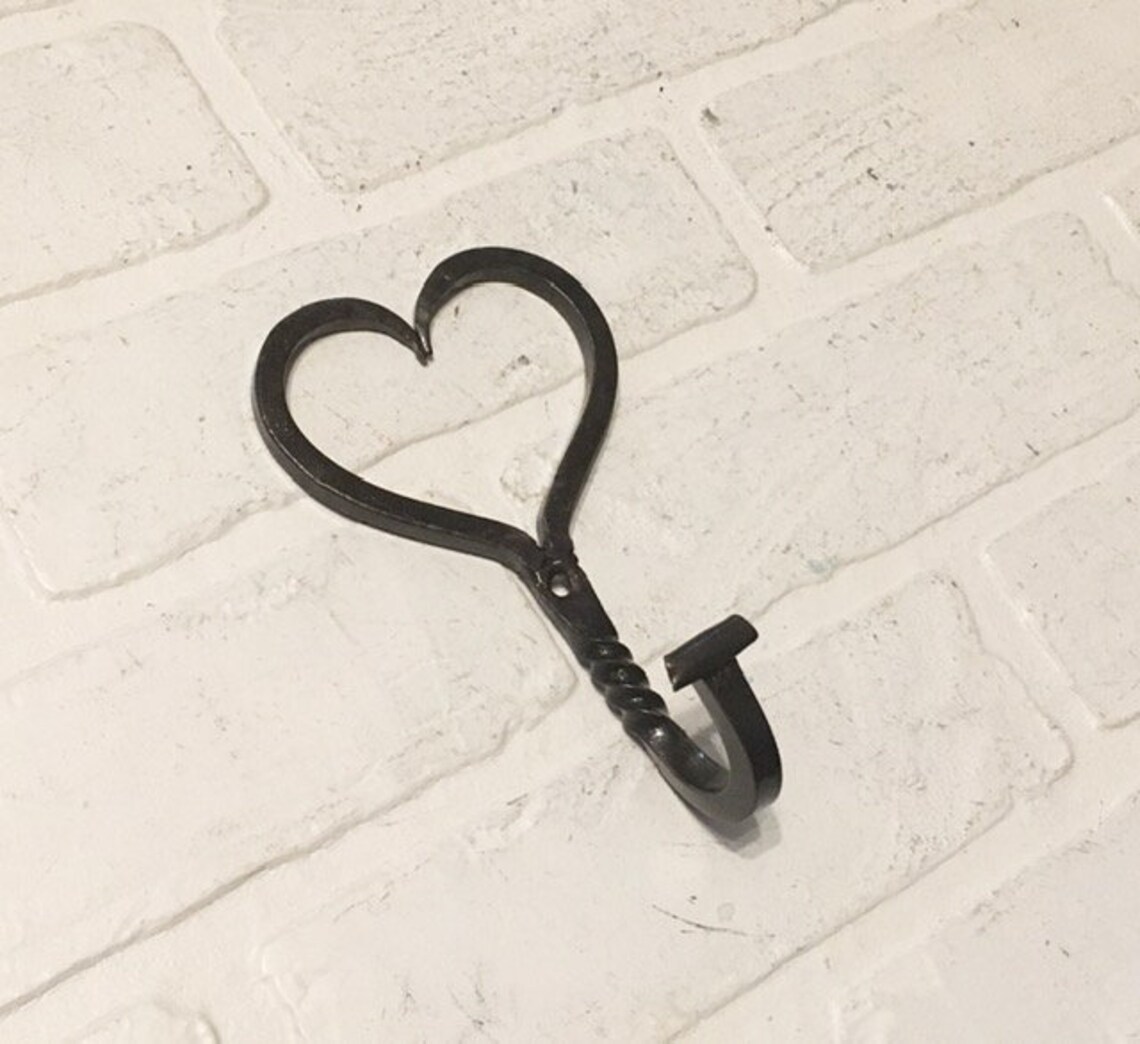 Heart Wall Hook Wall Hook Hooks for Wall Heart Décor Girls Etsy