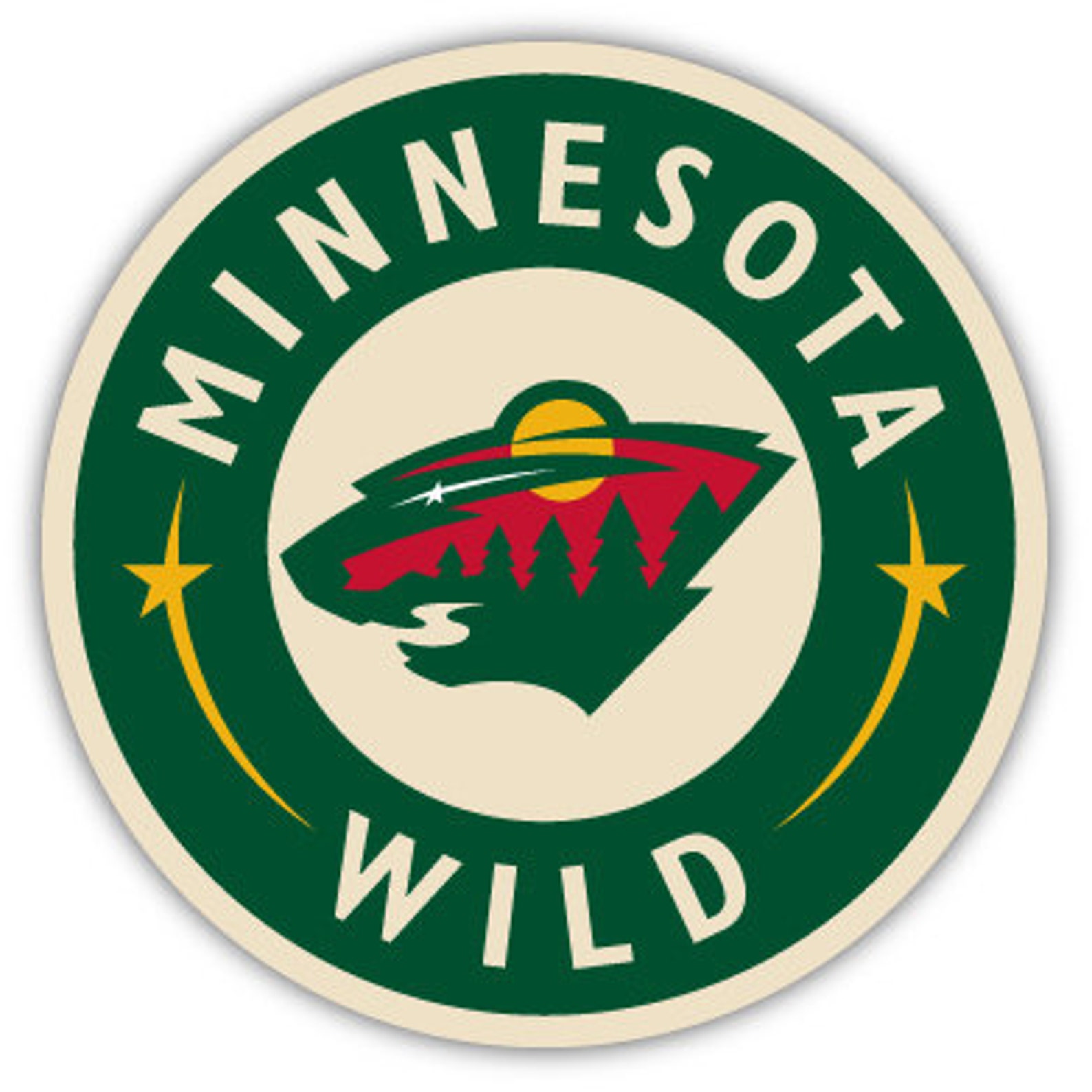 Minnesota Wild NHL Hockey Sticker Decal 4 X 4 Etsy