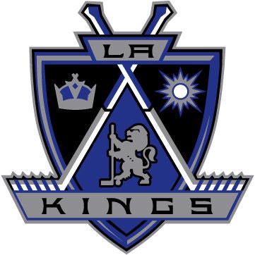 Los Angeles Kings Crown Vintage Hockey Puck