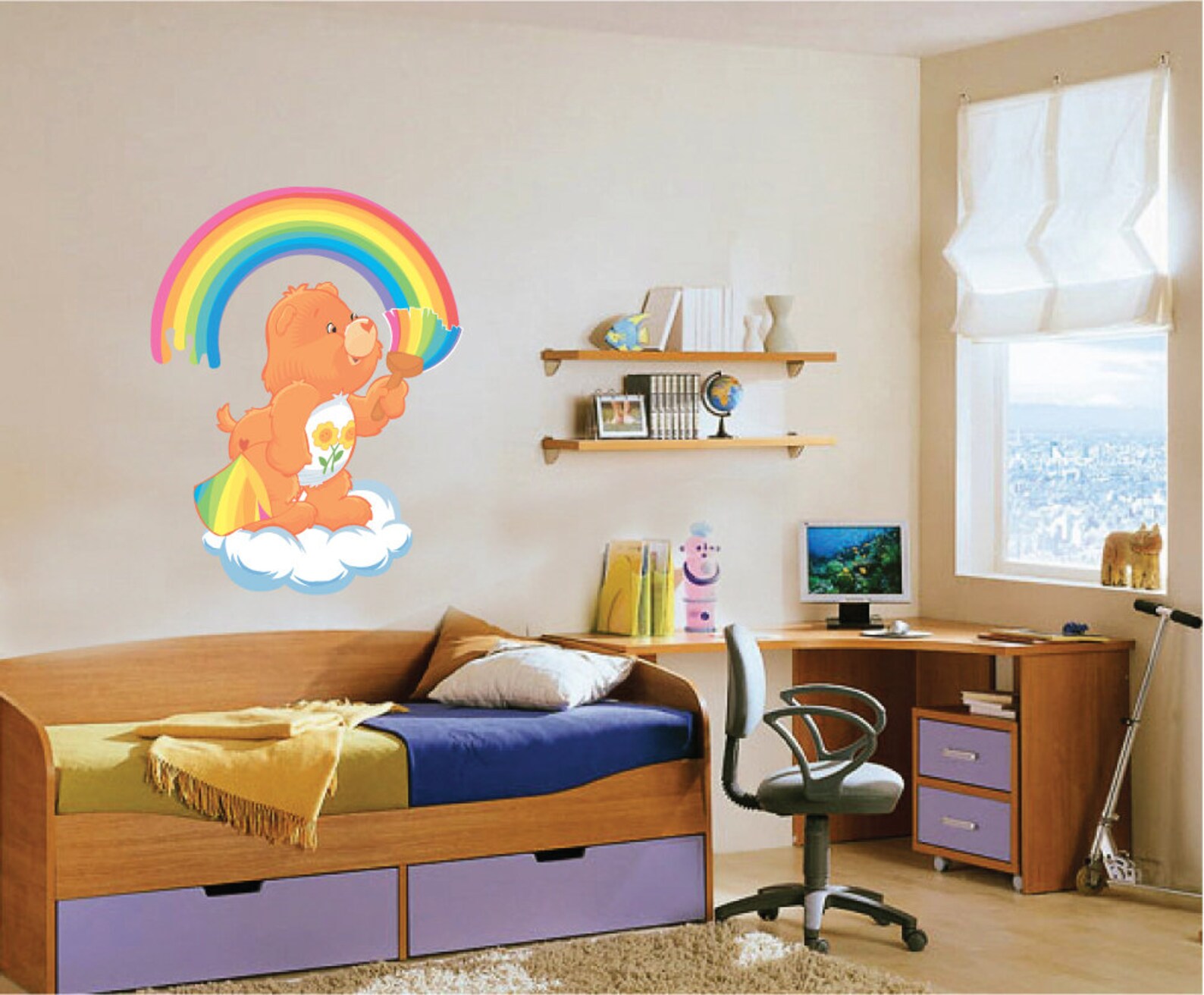 Care Bears Friend Bear Wall Decor - Etsy