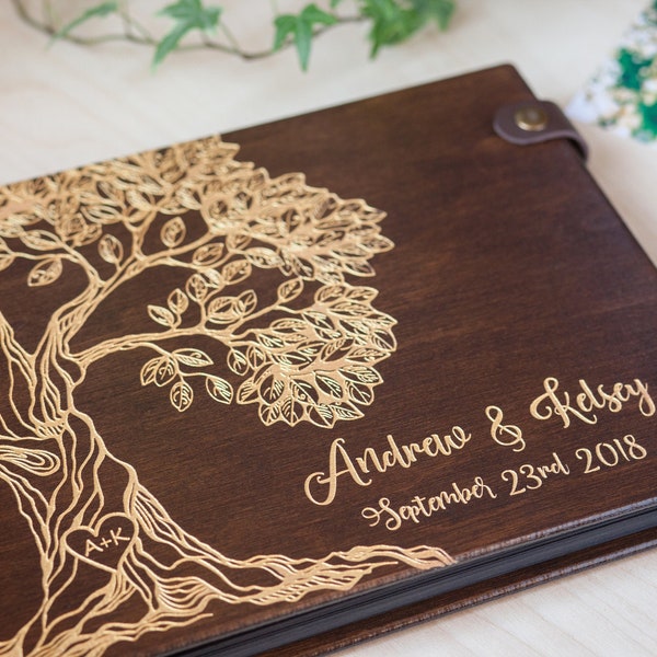 Photo Album, Tree, Scrapbook, Tree Of Life, Wedding Album, Family Tree, Wedding Photo Album, Scrapbook Album, Family Tree Album, Golden Tree