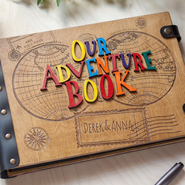 Our Adventure Book Travel Photo Album Wedding Photo Album Wedding Album Adventure Book Travel Album Travel Journal Travel Diary