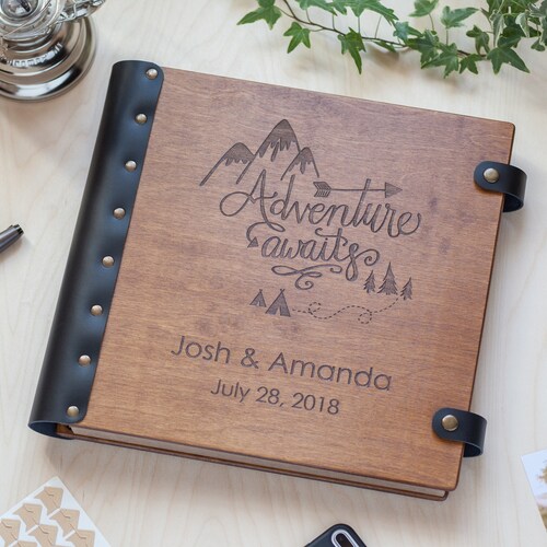 Couple Names in Framed Wood Sign With Heart and Established Etsy