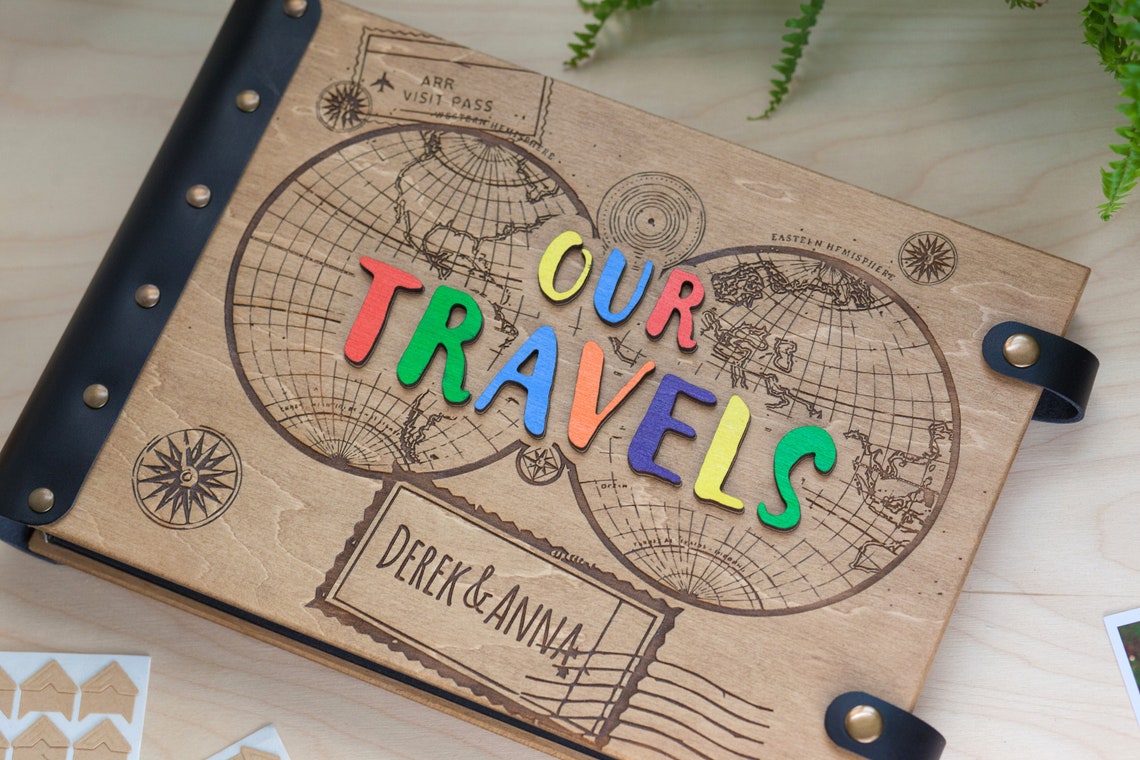 Travel Photo Album Our Travels Travel Journal Our Adventure Etsy