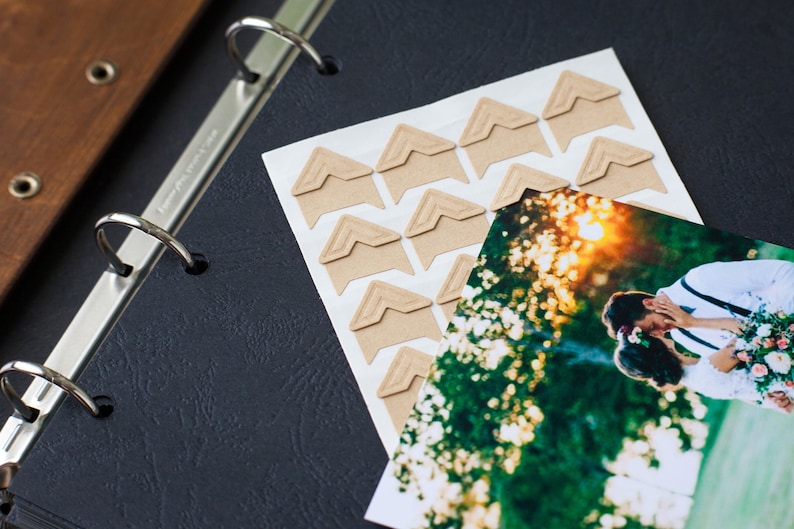 Photo Corners Stickers Stickers for Fixing Photos Craft Etsy UK