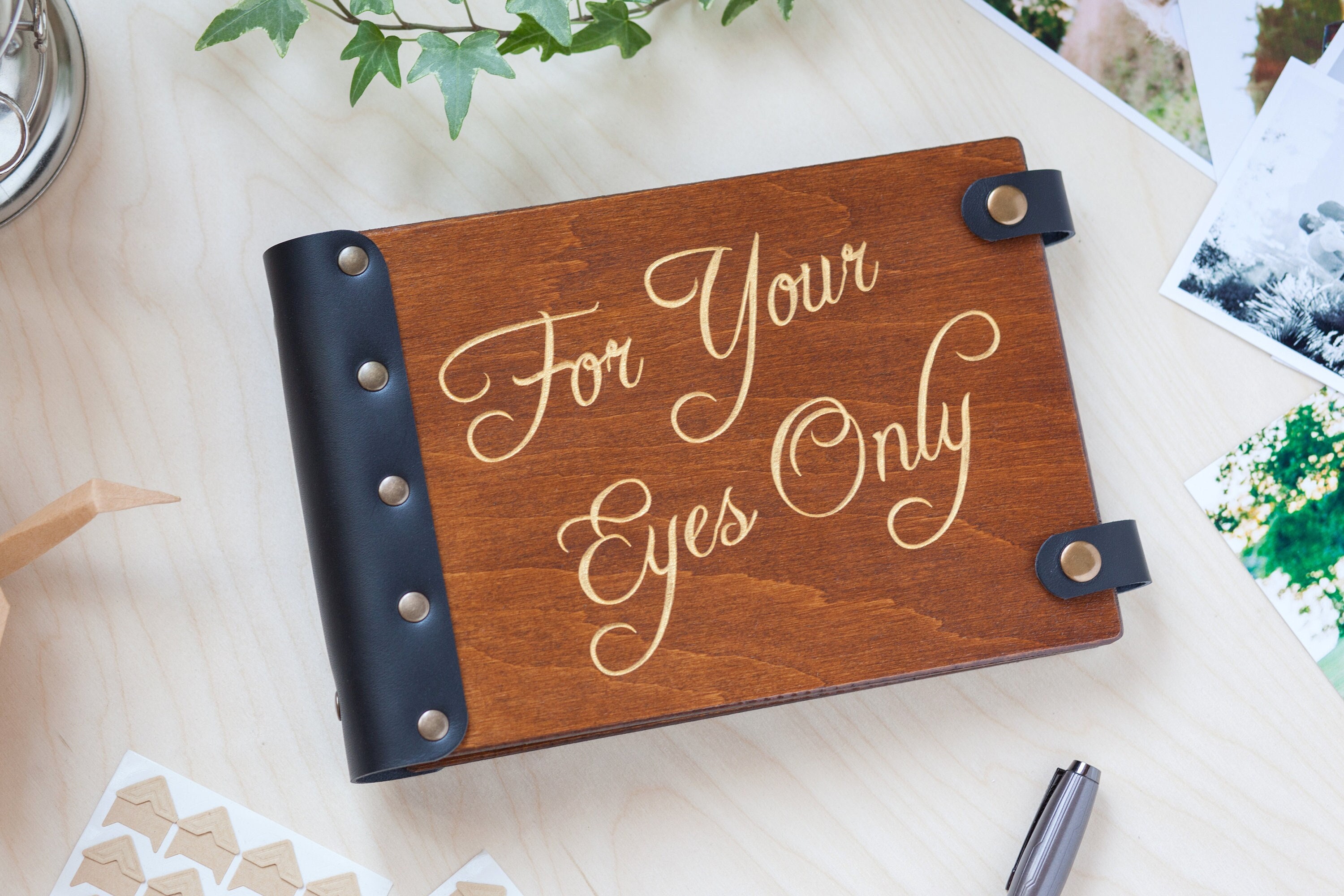 Personalized Boudoir Photo Album Wedding Surprise Gift for