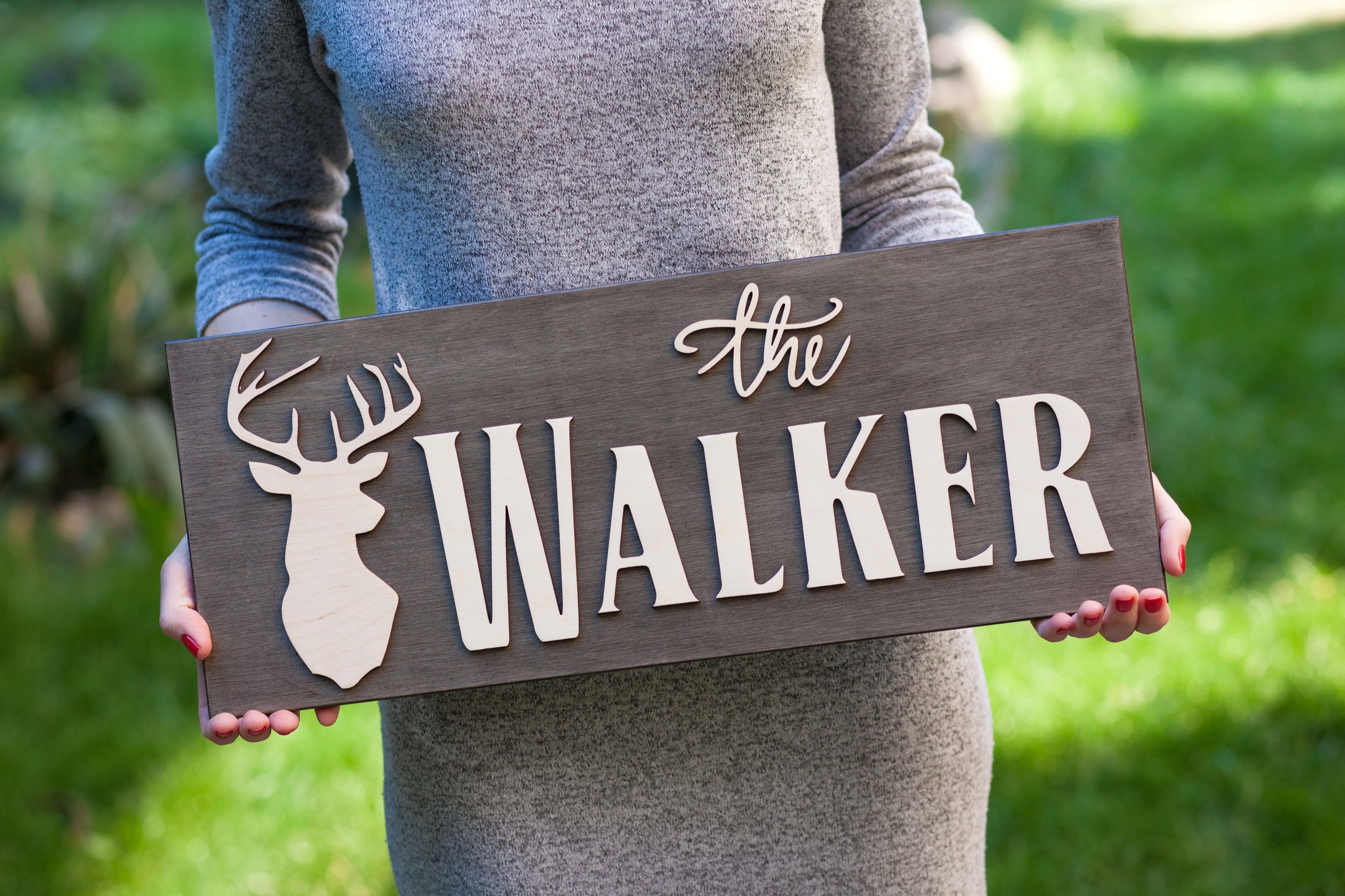 deer-last-name-sign-family-sign-deer-antlers-personalized-etsy