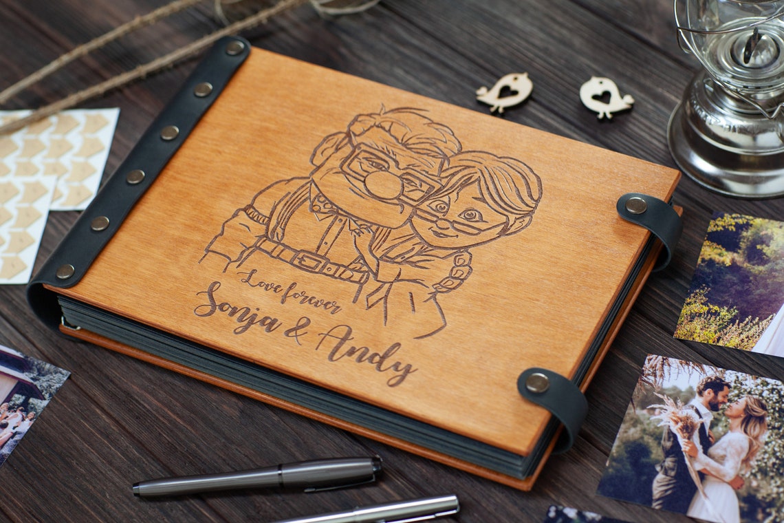 Wedding Photo Album Up Scrapbook Album Couples Photo Album Etsy